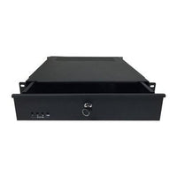 LifeSafety Power RGM-X-BOXED Gemini Rack Drawer, 2U, Black