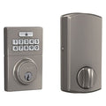 Schlage JFE105 GAT 619 J Series Keypad Deadbolt with Gatlin Trim, Offline Lock, Satin Nickel