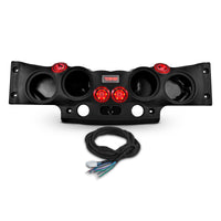 Jeep JK/JKU Overhead Sound Bar System Fits 4 X 8' Speakers (Not included) 4 X Tweeters PRO-TW4L an... - front view | Silarius