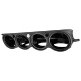 Jeep JK/JKU Overhead Bar System Fits 8 X 10' Speakers, 2 X 2.3' tweeters and 2 X 1 ' Drivers -Black - detail view | Silarius