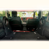 Jeep JL Wrangler 2018-2023 Complete Audio Package - Loaded Sound Bar, Dash Enclosures, Subwoofers &... - rear view | Silarius