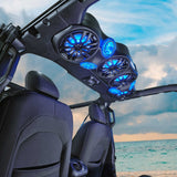 Jeep JL/JLU,JT Overhead Bar System Fits 4 X 8' Speakers (Not Included) and 4 X Tweeters PRO-TW4L an... - side view | Silarius