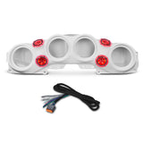 Jeep JL/JLU,JT Overhead Bar System Fits 4 X 8' Speakers (Not Included) and 4 X Tweeters PRO-TW4L a... - front view | Silarius