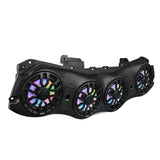 Jeep JL/JLU/JT 2024-2025 Overhead Sound Bar - Loaded with 4 x 8' NXL-IQ8 Marine Speakers - side view | Silarius