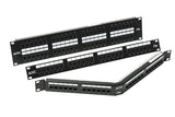 OCC DCC2488/110A5E-R Network Patch Panel, PP 24 Port A5E T568B/T568A