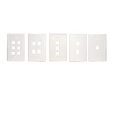 OCC DPK0600 Faceplate Double Gang FM KMJX6, Electric Ivory