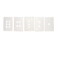 OCC DPK0600 Faceplate Double Gang FM KMJX6, Electric Ivory