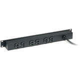 OCC PS115 19" Rack Mount Power Panel with Surge, 115VAC 15A, 12-Outlets