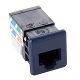 OCC U6A11 CAT6A UMJ Keystone Jack, Brown Bezel