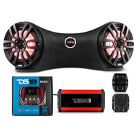 Extreme Sound System for Jet Skis - Loaded with 2 x 8' Coaxial Marine Speakers with RGB LED Lights - front view | Silarius