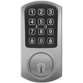 ProdataKey RL-DB-HPK-116-622-ADJ-SF6-MK Red Wireless Lockset Deadbolt, High-Security Bluetooth, Prox, Keypad, Adjustable Backset, Best A SFIC Core, Master Keyed, Black