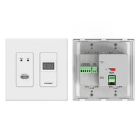 Kramer WP-DEC7/US-D(W) High-Performance Highly Scalable AVoIP Wall Plate Decoder for 4K Over 1G Network with Decora Design Frame Sets, White