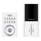 Kwikset 98935-006 HomeConnect 620 Long-Range Z-Wave Contemporary Smart Lock, 920 MHz, Polished Chrome