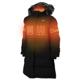 Kaya Heated Parka - front view | Silarius