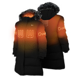 Kaya Heated Parka - detail view | Silarius