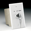 Da-Lite 74490 Key Operated 110V Switch, White