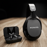 Heavys H1H Headphones + Earbuds Bundle (Save 20%+) - front view | Silarius
