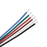Lutron LU-WK1-6W 6-Conductor 22AWG Wire for Lumaris RGB + Tunable White LED Tape Light; 50'