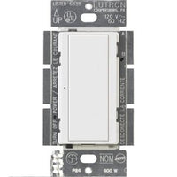 Lutron MA-S8AM-WH Maestro 8A Electronic Switch; Neutral Required; 950W Lighting / 3A Fan; 120V; Single Pole / 3-Way; MA-S8AM-XX / MSC-S8AM-WH; White