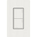 Lutron RRST-W2B-RW Sunnata RF 2-Button Wall Keypad for RA3 Systems; Neutral Required; 120-277V; Architectural White