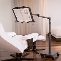 LEVO G2 Book Holder Floor Stand - front view | Silarius
