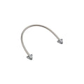 Locknetics DC-PL-20 Light Duty Door Cord with Stainless Steel Silver Cable and Silver Plastic Caps