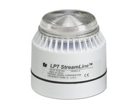 Federal Signal LP7 StreamLine Low Profile Combination Sounder/Strobe, 18-30VDC, Clear