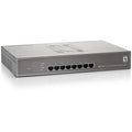 LevelOne FEP0811 8-Port PoE 10/100 Desktop Switch
