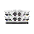 Luminys K8T-16B2A4 LumiLightBand IP Kit, Includes 16-Channel 8MP NVR with Dual SATA and 4TB HDD, (12) 8MP LumiLightBand Turret Camera