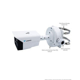Luminys N3B-8LA2 N3 Series LumiLuxSmart 8MP Bullet IP Camera, 2.8mm Lens, IR and White-Light LEDs, Black