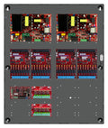 LifeSafety Power FPO250/250-2D8P4M8PNLCE4 FPO Series 500W Dual Voltage Power System, 120VAC, 32 Relay Lock Outputs, 16 Auxiliary Outputs