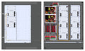 LifeSafety Power FPO150/250-2C84D8E8M1/P16-A Dual-Voltage ProWire Unified Power System, 400W, Dual C8 Lock Boards, Four D8 Auxiliary Boards, E8M1 Enclosure, P16-A Panduit Wiring
