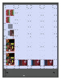 LifeSafety Power FPO250/250-3D8P3M8NLCE12M Power Supply, 500W Dual Voltage, 120VAC, 24/24 Output