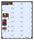 LifeSafety Power FPO75-D8PM8NL4E8M2 75W Dual Voltage 12/24V Power Supply, 8-Managed, 8-Auxiliary, E8M2 Enclosure