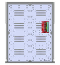 LifeSafety Power RGM-D8PZ1 Rugged Power System, 8 Auxiliary Outputs, Zinc-Coated Steel Enclosure, Gray
