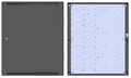 LifeSafety Power E4V1-Boxed Unified Power Solution Enclosure, 8-16 Door HID VertX or Aero, 24"H X 20"W X 6.5"D