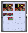 LifeSafety Power FPO250/250-2C4PD8E4M Dual Voltage Access Power System, 8 Lock and 8 Aux Outputs, Managed, Gray