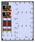 LifeSafety Power FPO250/250-2C82D8E8SP FlexPower Dual Voltage Power Supply with (2) C8 Modules, (2) D8 Modules, E8 Enclosure, Software House Backplate, 500W, 120VAC