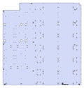 LifeSafety Power E8B-BACKPLATE-ONLY Backplate for E8B Enclosure, Pre-punched for Module Mounting, Gray