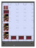 LifeSafety Power FPO250/250/250-4C82D8E12M 750W TV 12/24V Power Supply, 32-Auxiliary, 16-Lock Out, E12M Enclosure