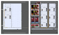 LifeSafety Power FPO150/250-3D8P2M8NLCE8M1/P16C Dual Voltage Access Power System, 16 Managed and 16 Aux Outputs, Networked, Panduit Enclosure, Gray