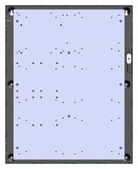 LifeSafety Power E2V ENCLOSURE Vertical Backplate Enclosure, 16"W x 20"H x 4.5"D