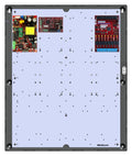 LifeSafety Power FPO75-M8PNLCE4M Managed Power System, 8 Networked Outputs, 4 Lock Control, Dual Voltage, E4M Enclosure, Gray