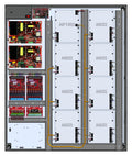 LifeSafety Power FPO250/250-3D8P2M8NLCE8M2/P16-A AMAG ProWire Power System, 500W, 120VAC Input, 24 Relay Lock Output