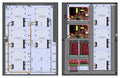 LifeSafety Power FPO150/250-2C83D8PE6M1/P16-C 400W Dual Voltage Power Access System, 120VAC, 16 Auxiliary and 24 Lock Control Ouputs