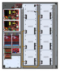 LifeSafety PowerFPO250/250-B1502M8NLCSD16E8M2/P16-A FlexPower Dual Voltage UPS, 16/16, 500W, 12/24VDC, 120VAC