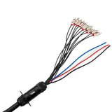 Snake, Medusa 10 Channel RCA and 4 x 12GA OFC Power Wire 30 Feet - side view | Silarius