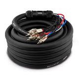 Snake, Medusa 10 Channel RCA and 4 x 12GA OFC Power Wire 50 Feet - detail view | Silarius