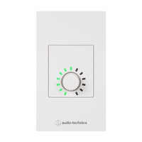 Audio-Technica ATCP-W01R Wall-Mount Control Panel with Dial Volume Control