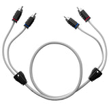 RCA Marine Grade Tinned 100% Copper OFC 3 Feet - WHITE - detail view | Silarius